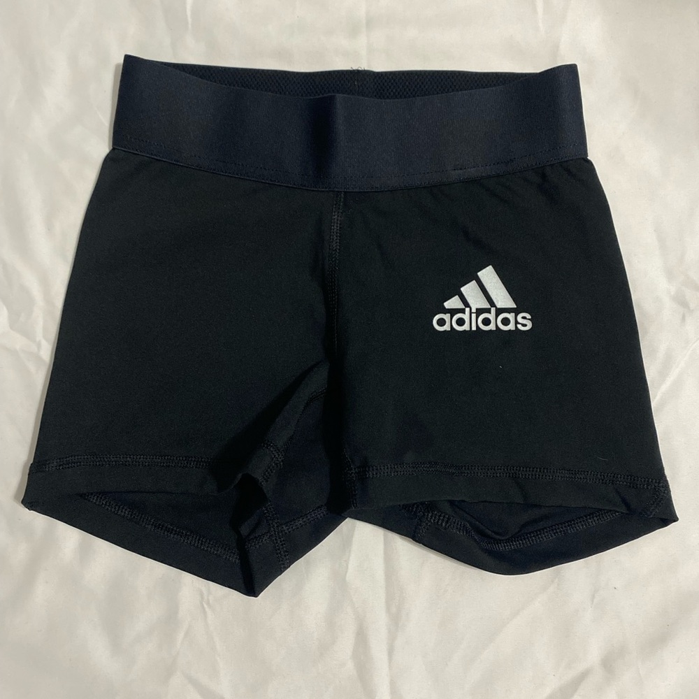 Adidas Black Athletic Compression Shorts